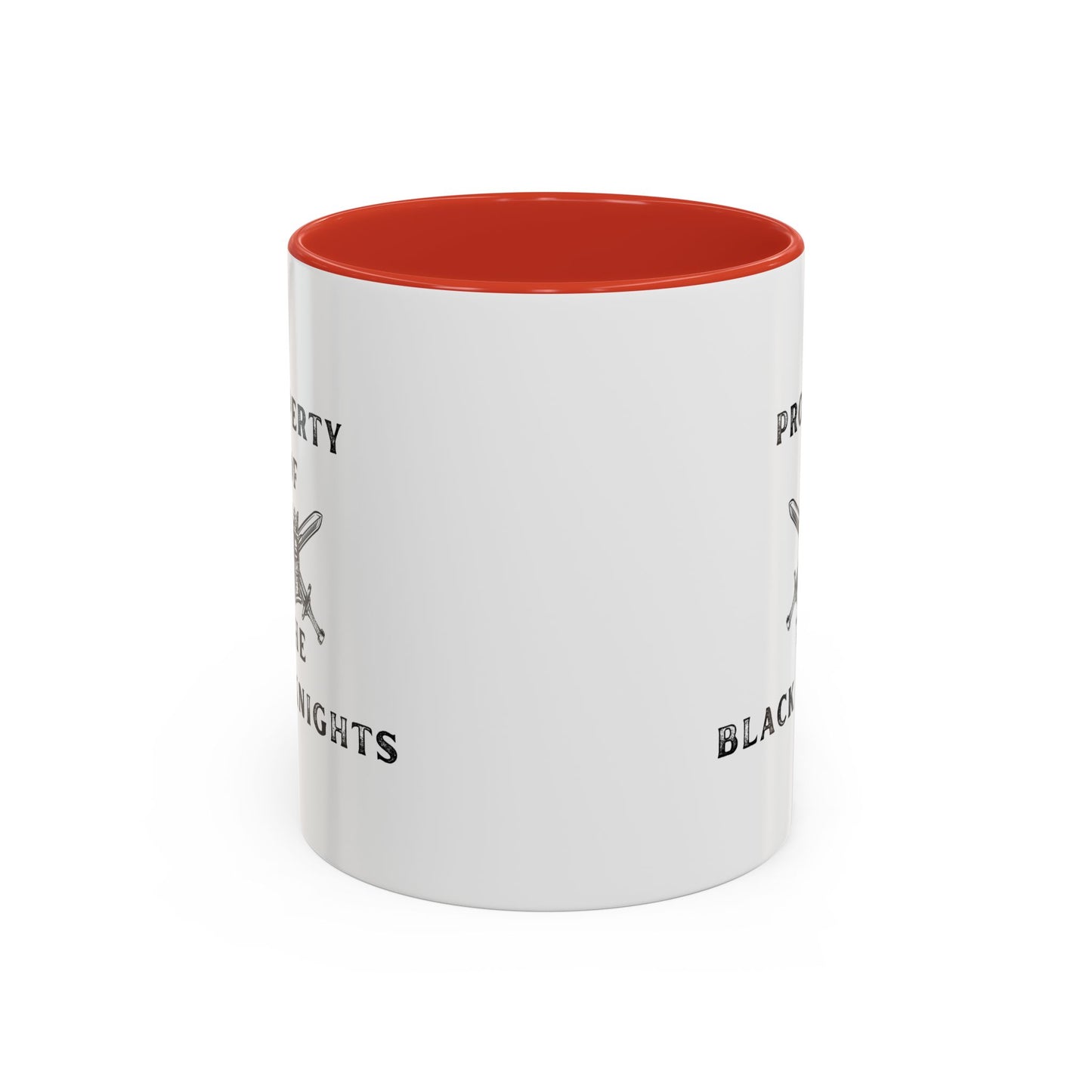 Property of the black knights mug